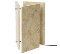 Ferm Living - Oeste Table Lamp Travertine, Sand - Sand