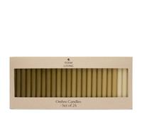 ferm LIVING Ombre Candles - Set of 24 Khaki One Size