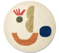 Ferm Living - Panto Tufted Wool Rug Ø130 cm - Off-White