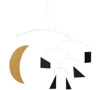 Ferm Living - Phase Mobile, Black / Gold - Black