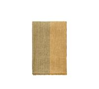 Ferm Living Pila Linen Rug 120x170 Khaki/Aged Gold