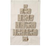 Ferm Living - Pine Advent Calendar Natural, 50x69 cm - Natural