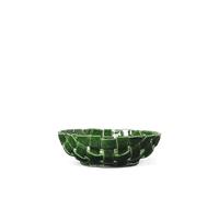 Ferm Living Plait Bowl Ø30 Emerald Green