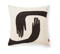 Ferm Living Pose cushion 50x50 cm Coffee-undyed