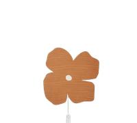 Ferm Living Posie Wall Lamp Brown Clay