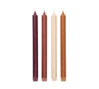 Ferm Living Pure candles 4-pack Roseate Blend