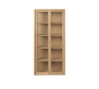 Ferm Living Reed Display Cabinet Natural Oak
