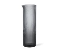 Ferm Living Ripple carafe 1,12 L Smoked grey