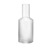 Ferm Living Ripple carafe clear