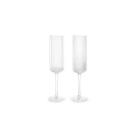 Ferm Living Ripple Champagne Glass 15cl Set of 2 Clear