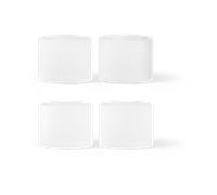 Ferm Living Ripple glass low 4-pack Frosted