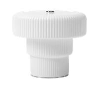Ferm Living Ripple portable table lamp 10 cm White