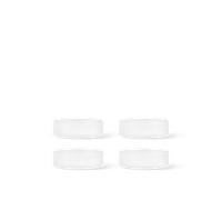 Ferm Living Ripple Serving Bowls Set of 4 Frosted