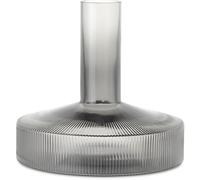 Ferm Living - Ripple Wine Carafe, Smoked Grey - Smoked Grey
