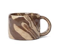 Ferm Living Ryu mug low 20 cl Sand brown