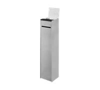 Ferm Living Sama toilet paper holder Brushed stainless steel