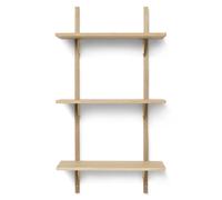Ferm Living Sector shelfS/L Oak-bronze