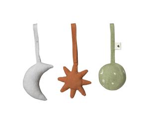 Ferm Living Skye baby toys 3 pieces Tea green