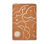 Ferm Living Skye blanket Sienna-parchment, 80x120 cm
