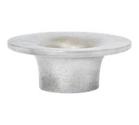 Ferm Living - Soothe Candle Holder, Aluminium - Aluminium