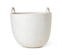 Ferm Living Speckle flower pot Ø30 cm off white