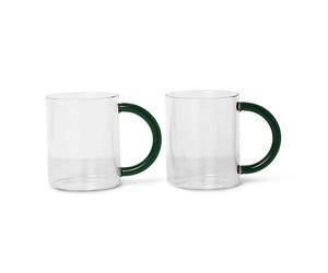 Ferm Living Sto mug 2-pack Clear