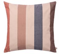 Ferm Living - Strand Outdoor Cushion 50x50 cm, Mocha / Indigo Blue - Mocha