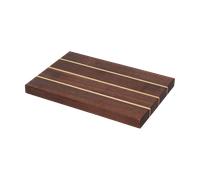 Ferm Living Stribe cutting board fine 25x36 cm Walnut-ash