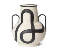 Ferm Living Trace Vase Off White