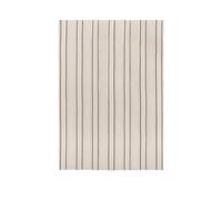 Ferm Living Twill Bedspread Single Off White/ Black