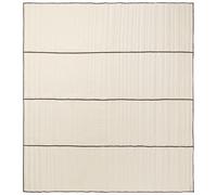 Ferm Living - Vari Bedspread Natural / Dark Chocolate, 230x260 cm - Natural