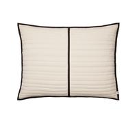 Ferm Living Vari quilted pillow 60x80 cm Natural-dark chocolate