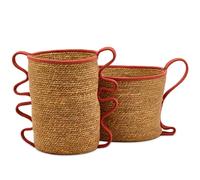 ferm LIVING Verso Baskets - Set of 2 Brick One Size