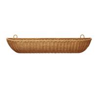 Ferm Living - Wall Basket Braided Rattan, 14x75 cm - Natural