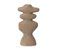Ferm Living Yara candlestick large Dark Sand