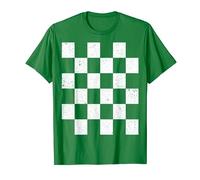 Fermanagh GAA Gaelic Football Hurling Checkered Flag T-Shirt