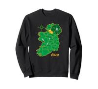 Fermanagh Ireland Northern County Irish Travel Map Sweatshirt