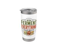 Ferment Everything Fermentation Sauerkraut Kimchi Kombucha Stainless Steel Insulated Tumbler