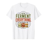 Ferment Everything Fermentation Sauerkraut Kimchi Kombucha T-Shirt