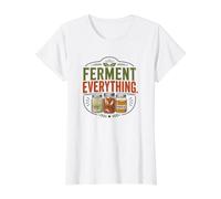 Ferment Everything Fermentation Sauerkraut Kimchi Kombucha Value Graphic T-Shirt