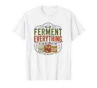 Ferment Everything Fermentation Sauerkraut Kimchi Kombucha Value Graphic T-Shirt