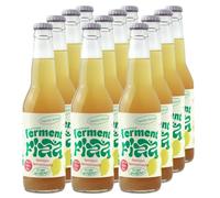 Ferment Fizz Lemon 12x330ml Lacto-Fermented Lemonades | Not Kombucha | Prebiotic Fibre, Gut-Friendly | Free from Preservatives I Nature not Lab
