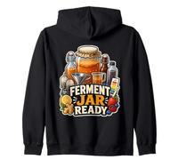Ferment Jar Ready Kombucha Zip Hoodie