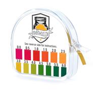 Fermentaholics Kombucha Instant Read Ph Strips Dispenser-Ph Range 0-6-15Ft Roll 180 1" Inch Strips