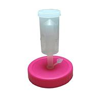 Fermentation Airlock Lid Mason Jars Silicone Grommets and Extractor Pump for Any Fermented Probiotic Foods (86 mm/3.4 inch Rose red)