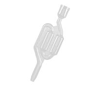 Fermentation Airlock - Transparent, Bubbler Airlocks | Bored Bung Cork Stopper, Home Brew Supplies for Glass Demijohn Beer Wine Making, Homebrewing, Beer Making