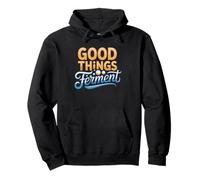 Fermentation Hobbyist Patience Slow Process Mason Jar Hobby Pullover Hoodie