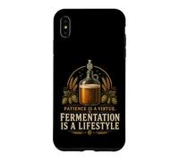 Fermentation Is A Lifestyle Funny Homebrewing Beer Gifts Case for iPhone XS Max