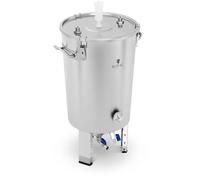 Fermentation Vessel 30 L Integrated Cooling Coil - Homebrew Mash Tuns by Royal Catering Silver
