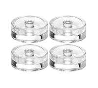 Fermentation Weights,4Pack Glass Fermentation Weights with Grip Handle,Perfect For Wide Mason Fermentat Fit Mouth Jars,Glass